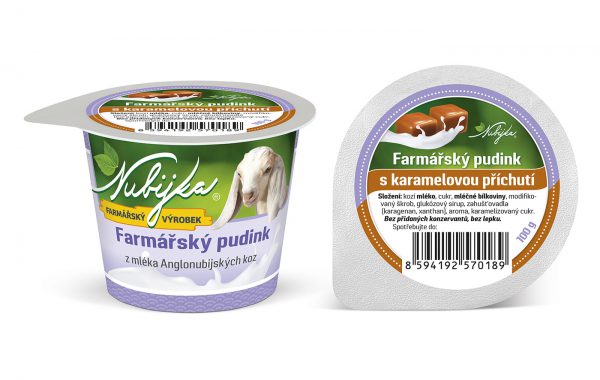 Farmářský pudink s karamelovou příchutí