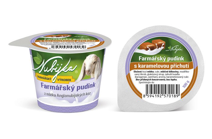 Farmářský pudink s karamelovou příchutí