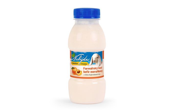 Farmářský kefír z kozího mléka – meruňkový 250g